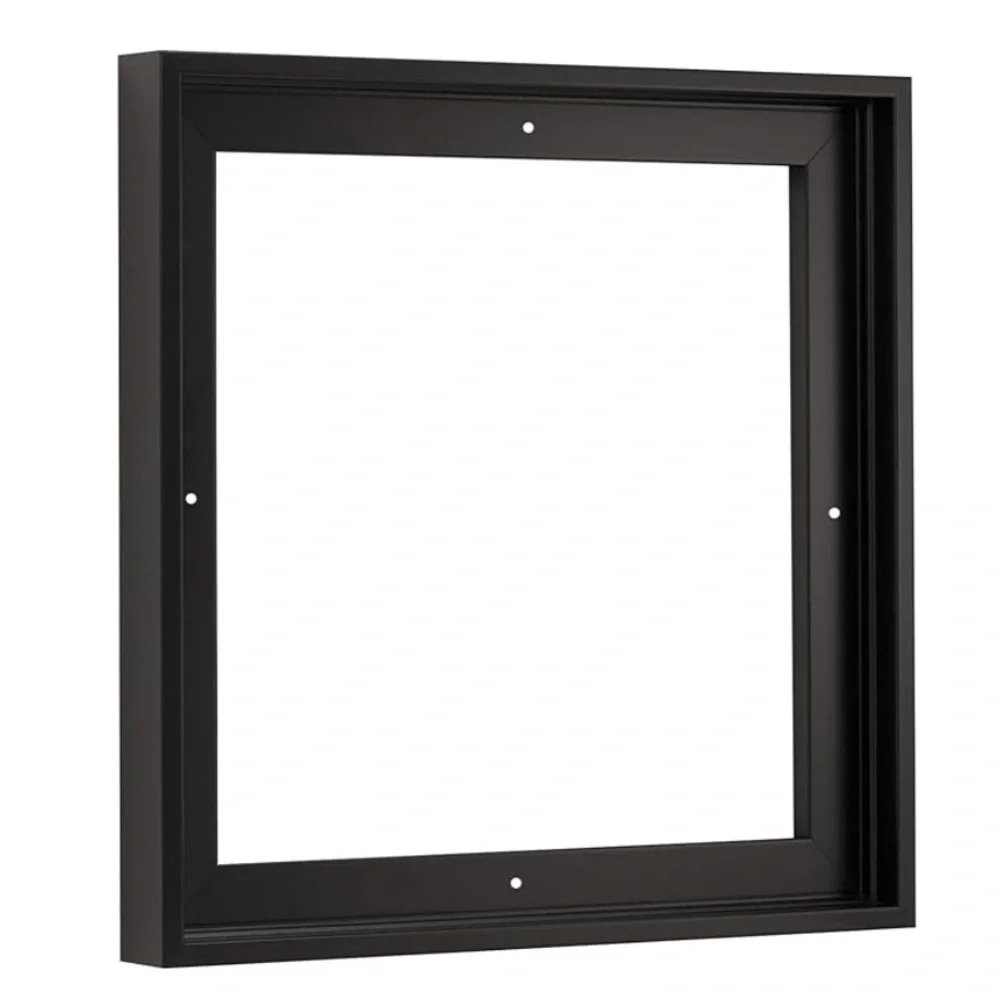 Black Square Floater Frame 6x6 Inch for 3/4 (.075) Inch Deep Canvas